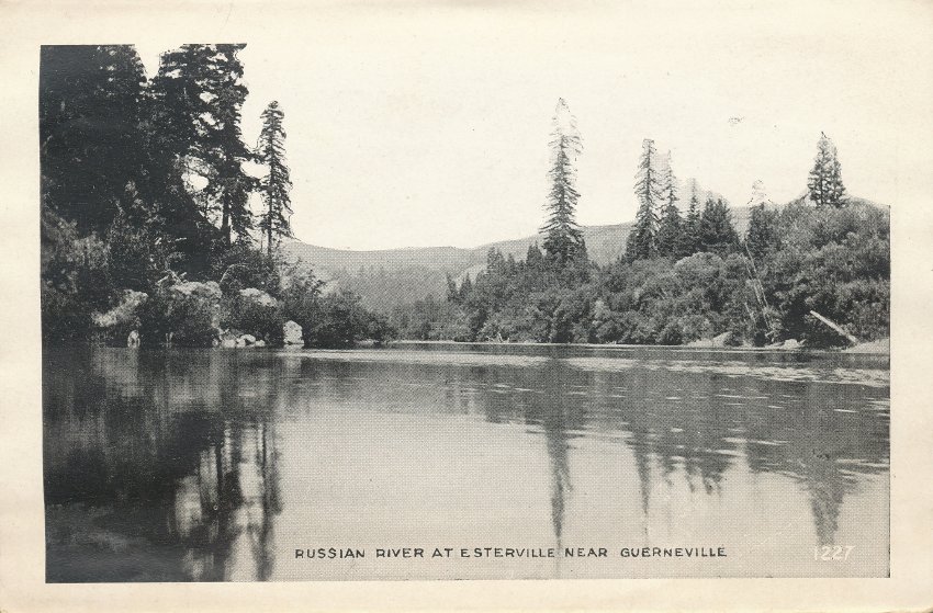 Russian River at Esterville Near Guerneville  1227