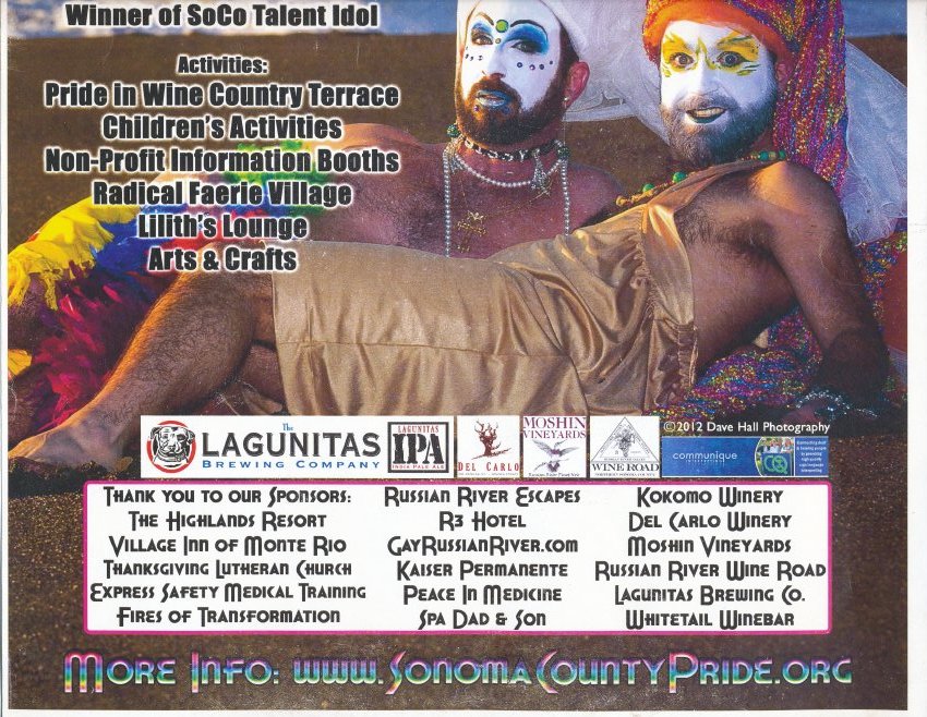 Sonoma County Pride “From Queer to Eternity”