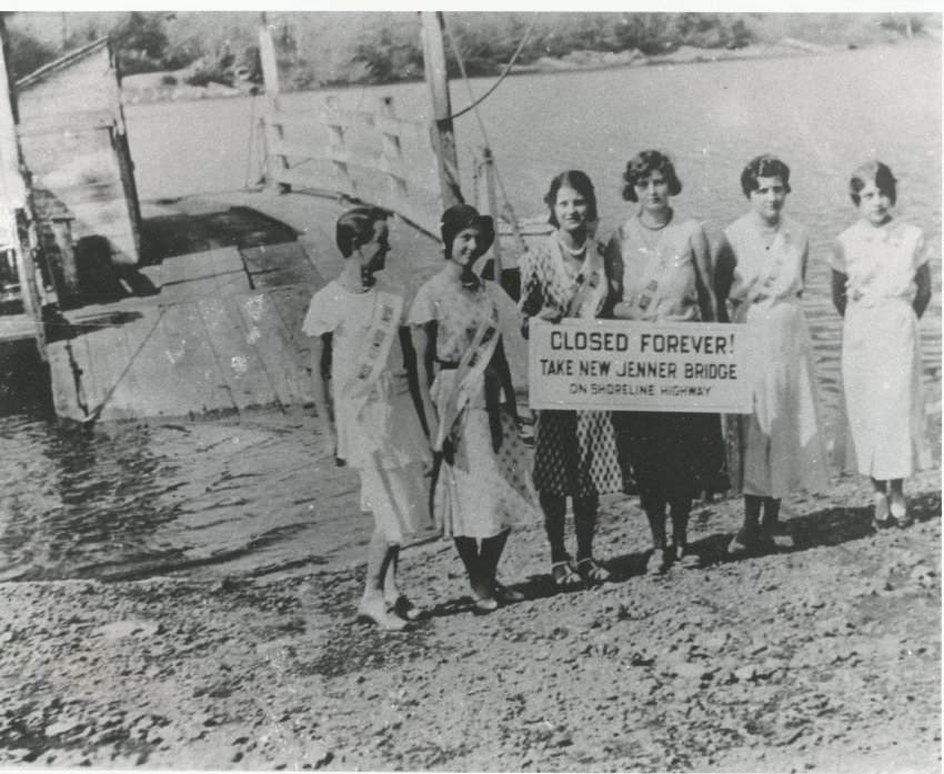 Celebrating the Construction of Hwy 1, Bridgehaven Bridge