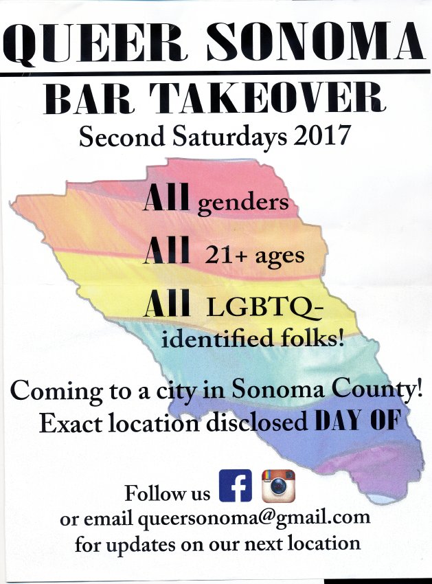 Queer Sonoma
Bar Takeover