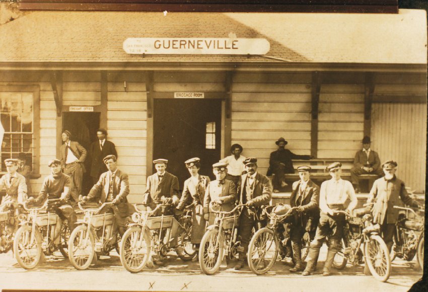 Photograph (Ten men on b)