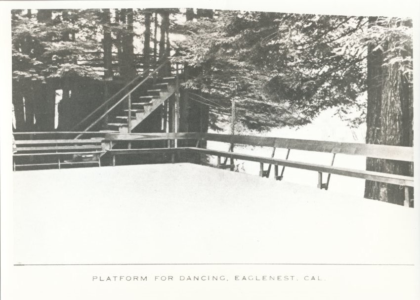 Eagle Nest, CA (Now Rio Nido) — Dance Platform