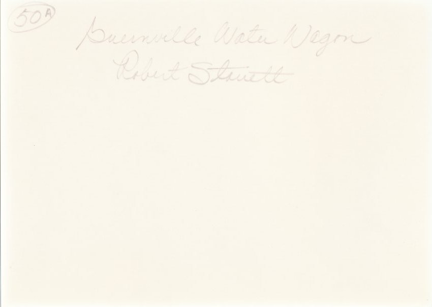 Guerneville —  Water Wagon, Robert Starrett