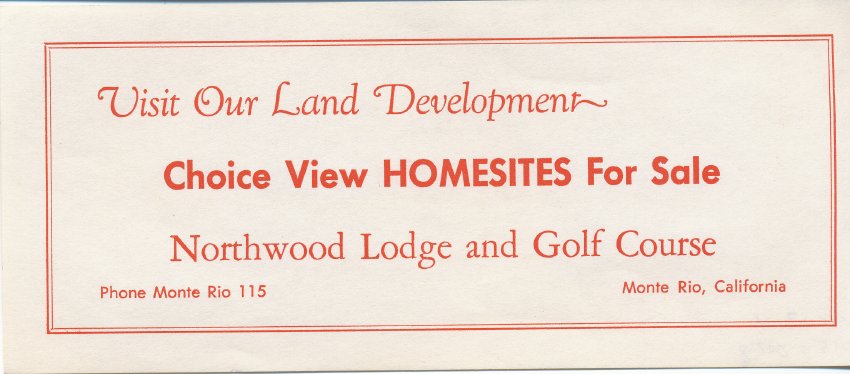 Pamphlet (Monte Rio, C)