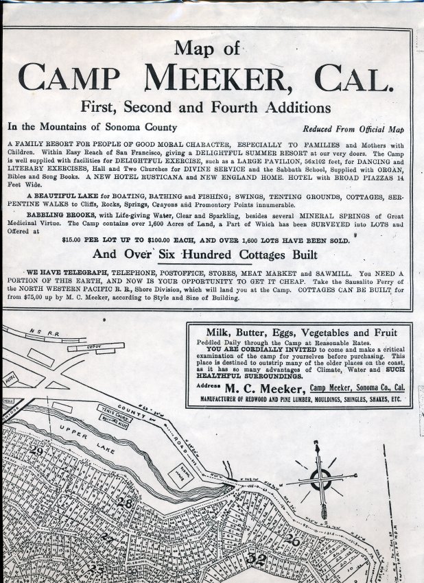 Map of Camp Meeker