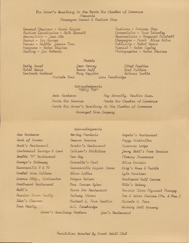 Program (Fashion show)